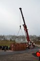 LKW umgestuerzt Niehler Hafen P212